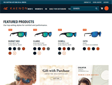 Tablet Screenshot of kaenon.com